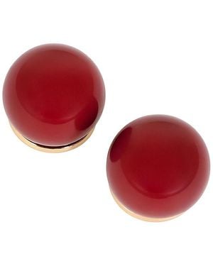 SOH The Chunky-jacqueline Stud Earrings - Red