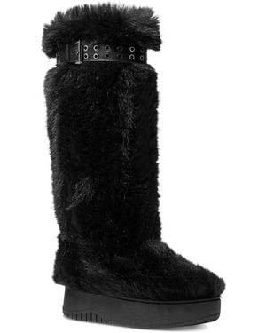 Michael Kors Starling Knee High Slip-on Boots - Black