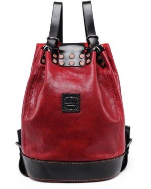 Old Trend Canna Small Drawstring Backpack - Red
