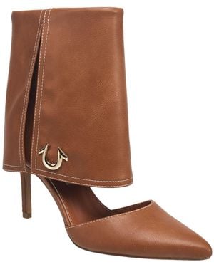 TRUE RELIGION Her Foldover Cuff Heel - Brown