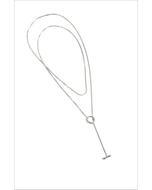 Retro Chic Whispers Vine Necklace - White