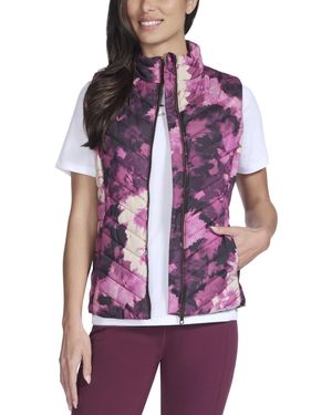 Skechers On-the-go Zip-front Luxe Vest - Purple