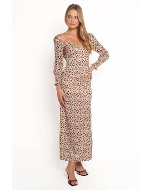 Petal & Pup Gisella Long Sleeve Midi Dress - Multicolor