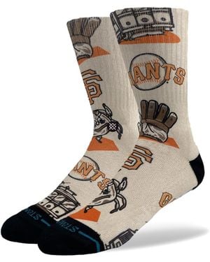 Stance And San Francisco Giants Local Crew Socks - Black