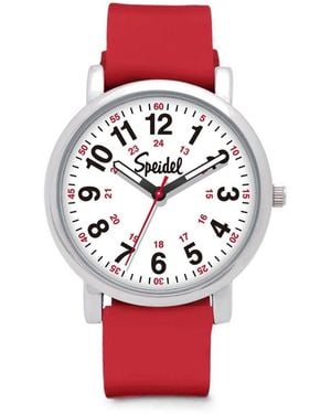 Speidel The Original Scrub Watch For Medical Professionals & Students - Red