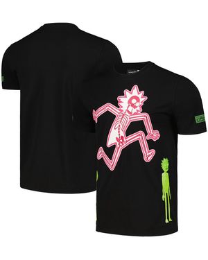 FREEZE MAX Rick And Morty Electric Shock Rick T-shirt - Black