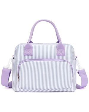 Gnuadz Lunch Bag Insulated Cooler Tote Work Picnic Camping Outdoor - Purple