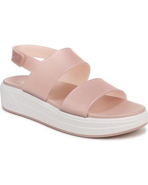 Ryka Viv Strappy Flat Sandals - Pink