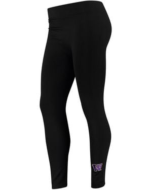 ZooZatZ Washington Huskies Fleece leggings - Black