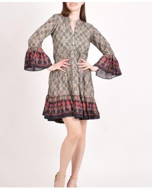 Ras Boho Mini Dress - Pink