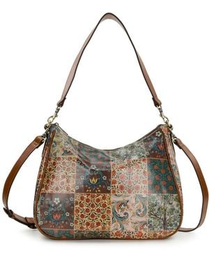 Patricia Nash Athani Large Leather Shoulder Bag - Multicolor
