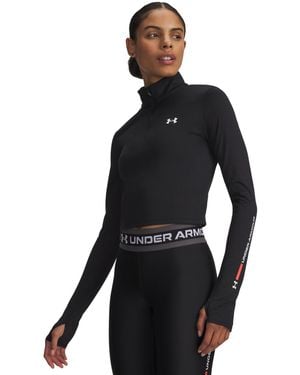 Under Armour Tech Branded Collared Top - Blue
