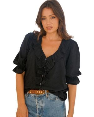 Paneros Clothing Cotton Chloe Shirt - Black