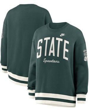 Nike Green Michigan State Spartans Oversized Legacy Arch Phoenix Sweatshirt