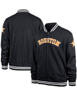 '47 Houston Astros Wax Pack Pro Camden Full-zip Track Jacket - Black