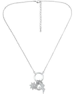 Macy's Fine -plated Over Brass Circle Charm Holder - White