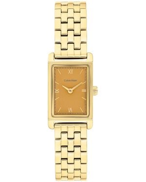 Calvin Klein Ck Light Gold Tone Stainless Steel Bracelet Watch - Metallic