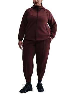 Nike Plus Size Sportswear Tech Fleece Mid-rise sweatpants - Red