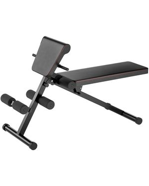 SUGIFT Multi-functional Adjustable Full Body Exercise Weight Bench - Black
