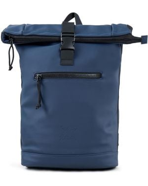 Xray Jeans Water Resistant Expandable Roll Top Backpack - Blue