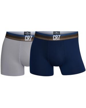 Cr7 Microfiber Trunks - Blue