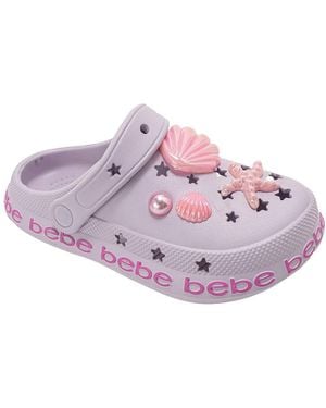 Bebe Big Girls Lightweight Eva Clogs Slip - Pink