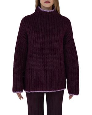 SSKEIN Sylvie Handknit Pullover - Purple
