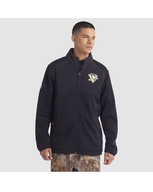 Fanatics Black Pittsburgh Penguins Authentic Pro Rink Full-zip Jacket - Blue