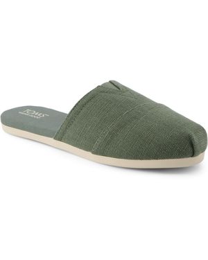 TOMS Alpargata Espadrille Almond Toe Mules - Green