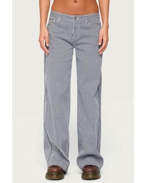 Edikted Daja Low-rise baggy Jeans - Gray