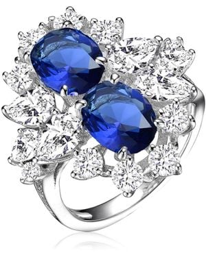 Genevive Jewelry Sterling Silver - Blue