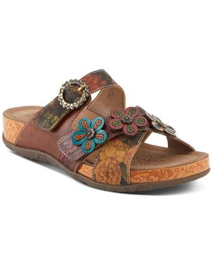L'ARTISTE Caelana Slide - Brown