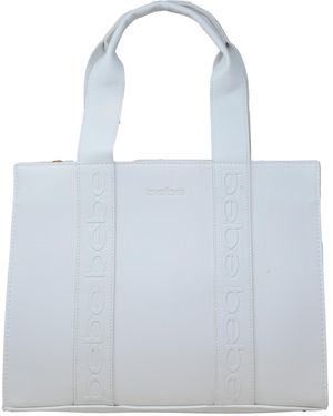 Bebe Hana Top Handle Tote Bag - White