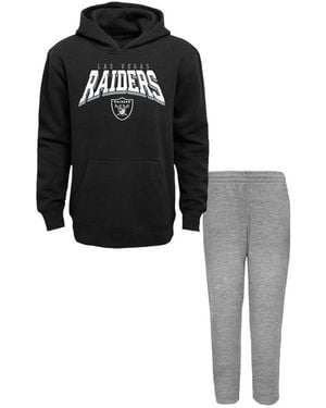 Outerstuff Toddler Las Vegas Raiders Dynamic Duo Fleece Pullover Hoodie And Sweatpants Set - Black