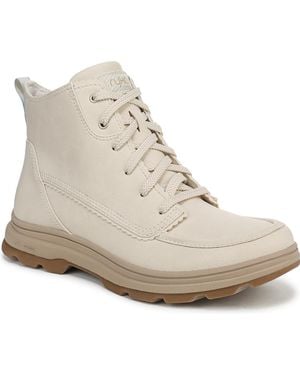 Ryka Belfast Water-repellent Lace Up Boots - Natural
