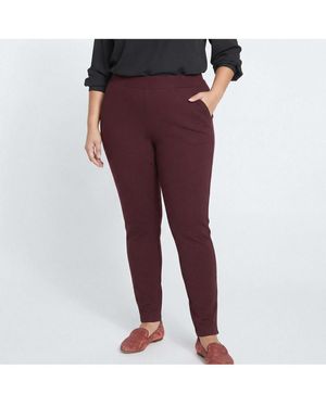 UNIVERSAL STANDARD Plus Size Moro Pocket Signature Ponte Pants - Red