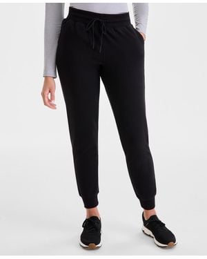 ID Ideology Relaxed High-rise Fleece sweatpants - Black