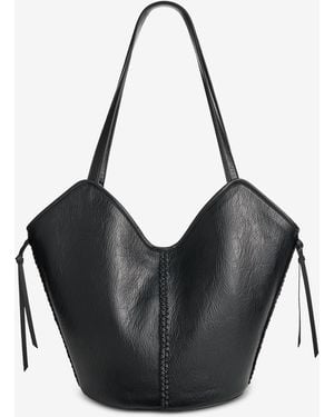 Style & Co. Braided-edge V-shaped Tote - Black