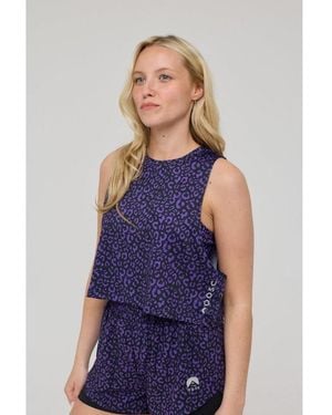 OOSC Infinite Cropped Tank Top - Blue