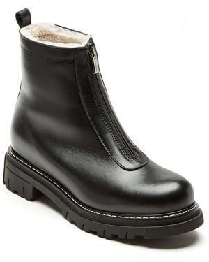 La Canadienne Delta City Dry Shearling-lined Ankle Booties - Black