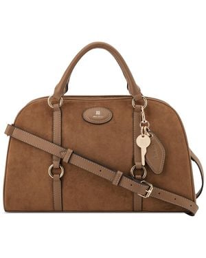 Nine West Cobel Medium Satchel Handbag - Brown