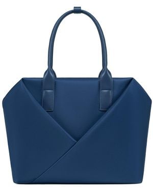 Lux & Nyx Large Origami Tote 15" Laptop Bag - Blue
