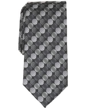 Perry Ellis Penwill Dot Tie - Gray