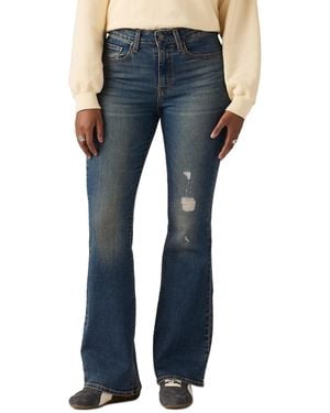 Levi's 726 High Rise Slim Fit Flare Jeans - Blue