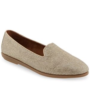Aerosoles Betunia Closed Toe Flats - White