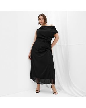 City Chic Plus Size Vivid Maxi Dress - White
