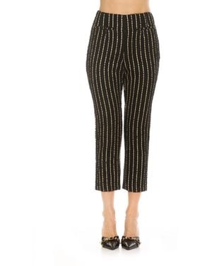 Alexia Admor Clio Cropped Pants - Black