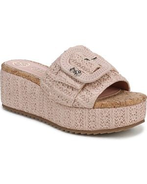 Sam & Libby Crysta Wedge Heel Sandals - Pink