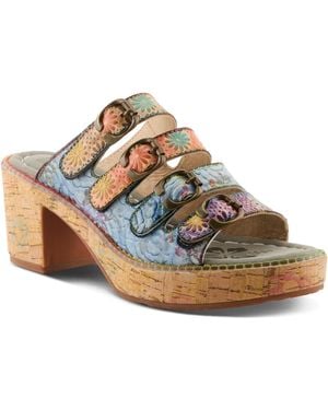 L'ARTISTE Teetimer Platform Sandal - Multicolor