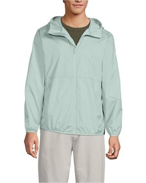 Lands' End Upf 50 Windbreaker Jacket - Blue